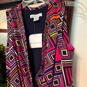 Liz Claiborne long maxi dress.  No belt.  Sz M.